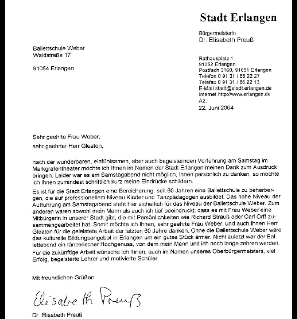 Ballettschule Weber Erlangen